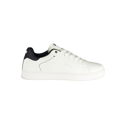 White Polyurethane Men's Sneaker