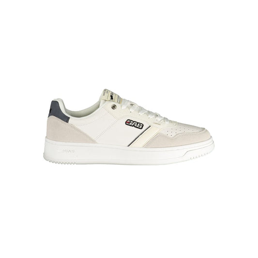 White Polyester Men Sneaker