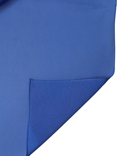 Blue Silk Stole Neck Wrap Shawl Men  Scarf