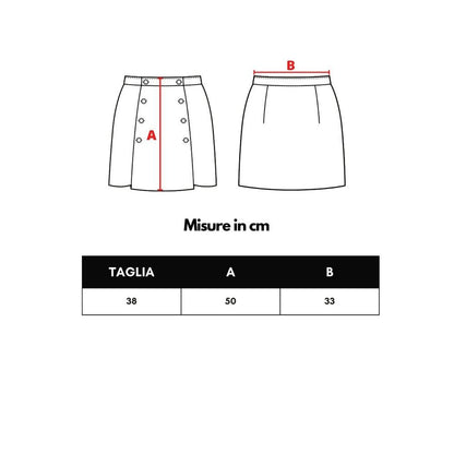Bordeaux Wool Mini Skirt