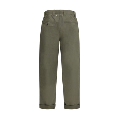 Bicolor Cotton Chino Pants