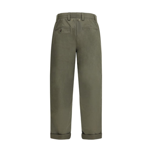 Bicolor Cotton Chino Pants