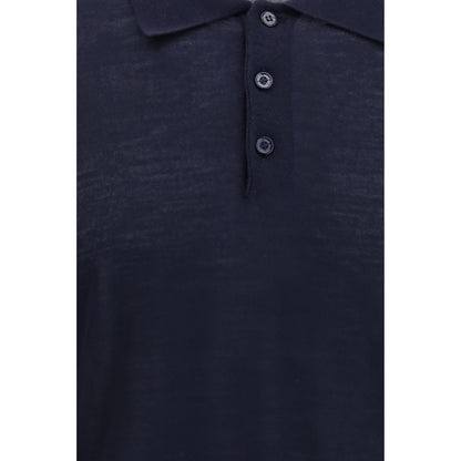 Blue Merino Wool Shirt