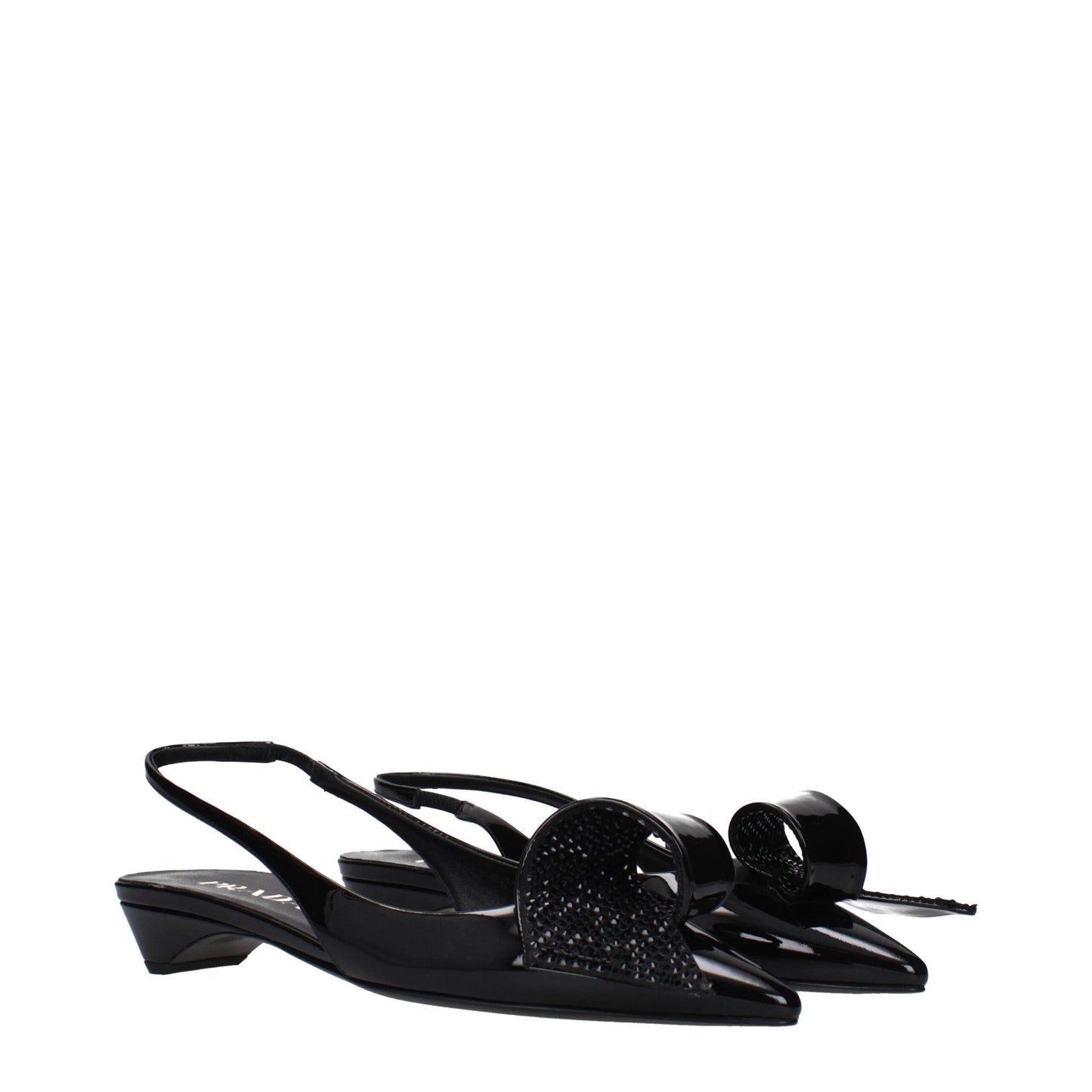 Black Leather Flat Sandals