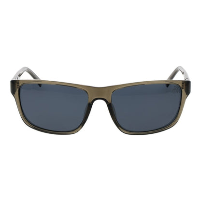 Olive Stainless Steel Sunglasses