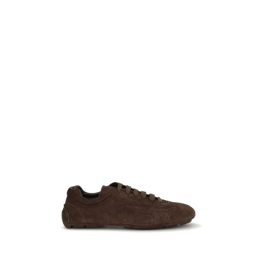 Brown Calf Leather Bos Taurus Sneakers