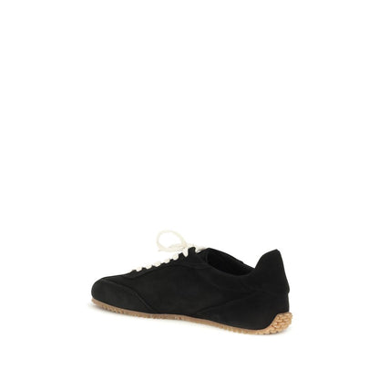 Black Calf Leather Bos Taurus Low Top Sneakers