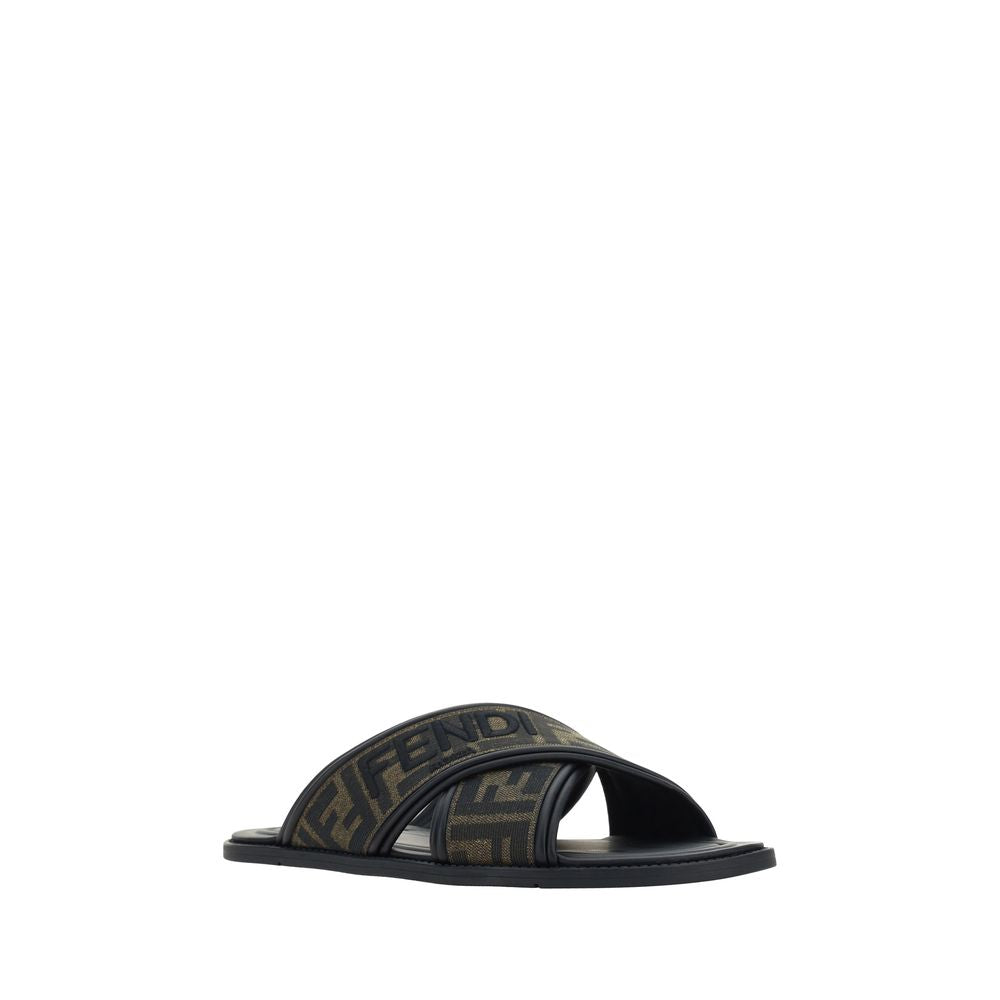 Black Rubber Slippers