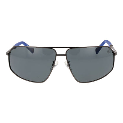 Gray Metal Sunglasses
