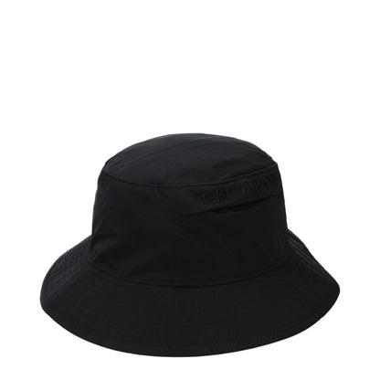 Black Polyamide Bucket Hat