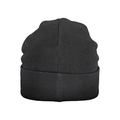 Black Polyester Men Cap
