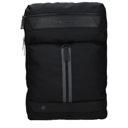 Black Fabric Backpack