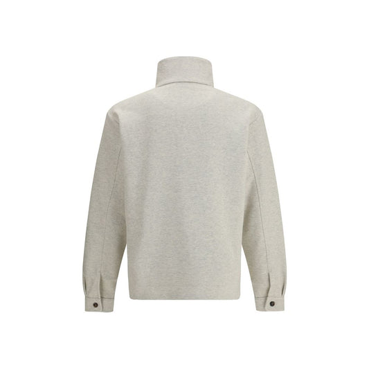 Beige Cotton Sweatshirt