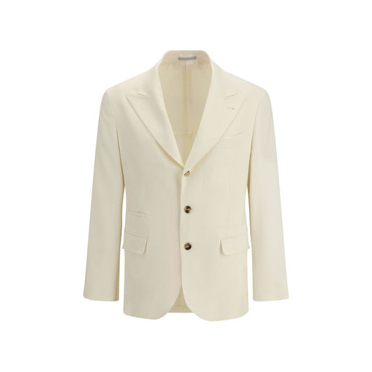 Beige Wool Blazer