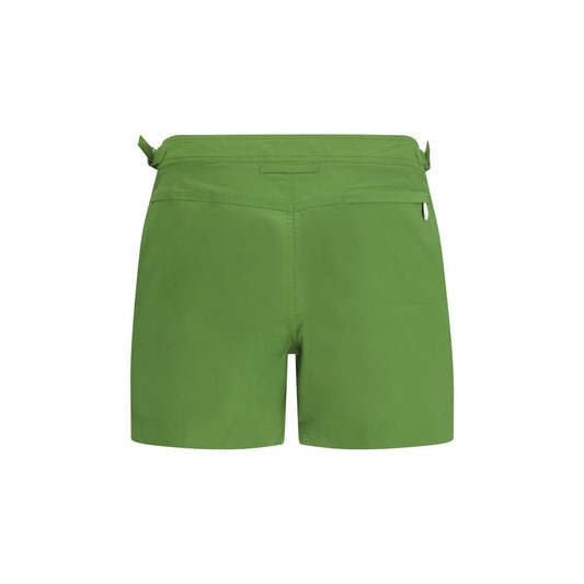 Bicolor Polyester Swim Shorts