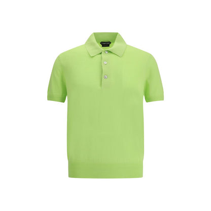 Bicolor Cotton Polo Shirt