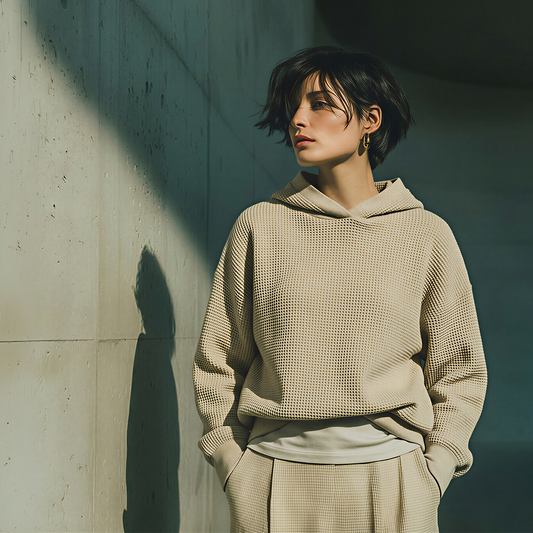 Beige Cashmere Sweatshirt