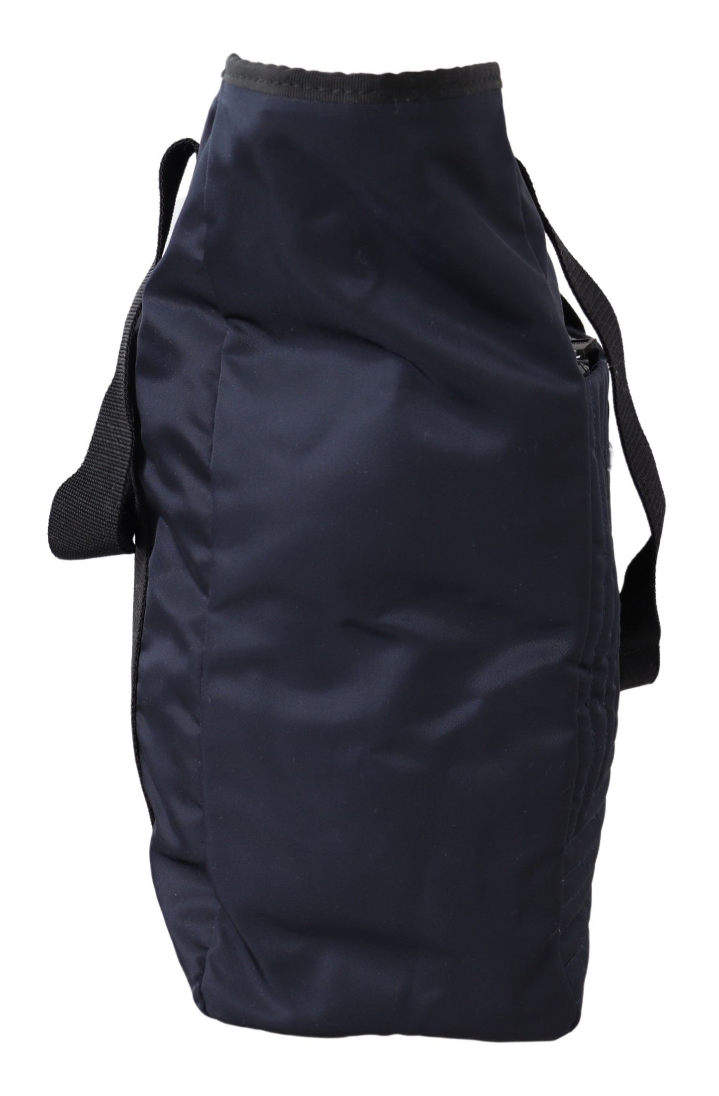 Elegant Blue Nylon Tote Bag