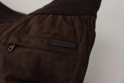 Stunning Authentic Jogger Pants in Brown