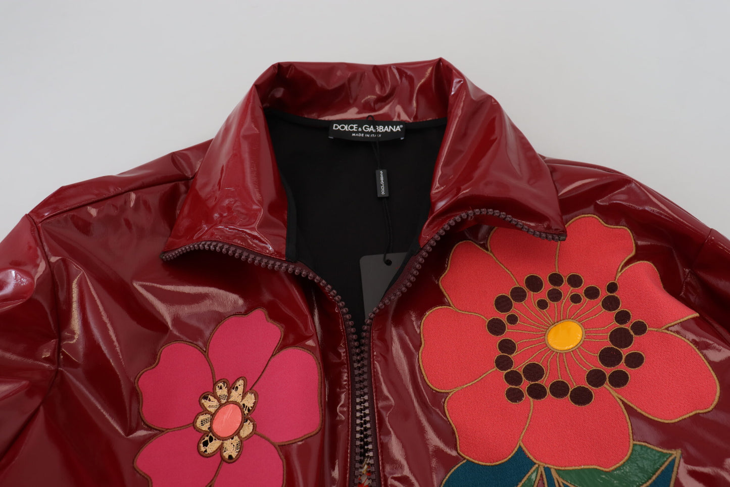 Maroon Floral Luxe Jacket