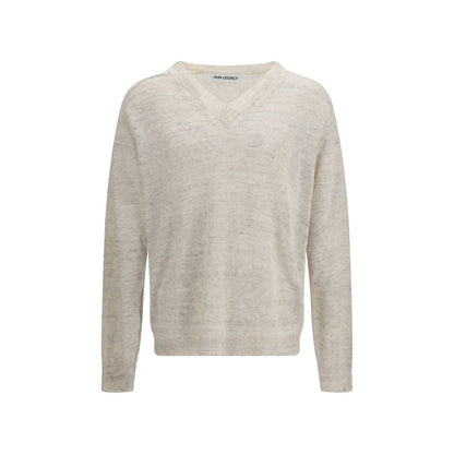 Beige Linen Sweater