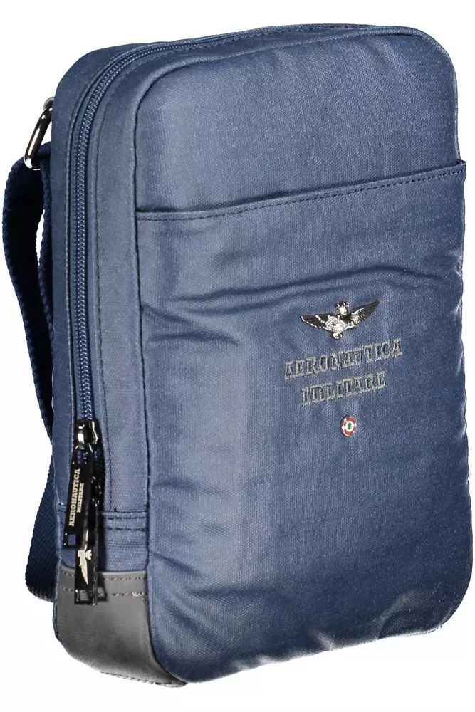 Blue Contrast Detail Shoulder Bag