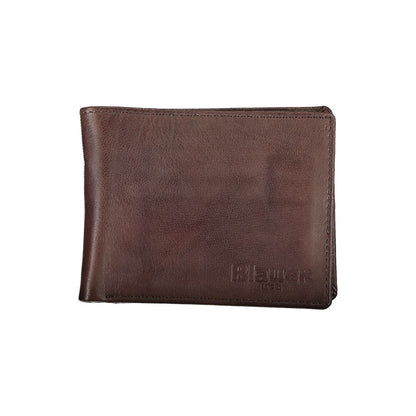 Elegant Dual Compartment Leather Wallet