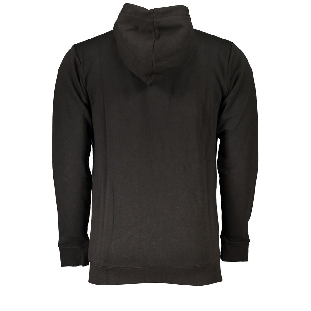 Chic Black Hooded Sweatshirt - Long Sleeve