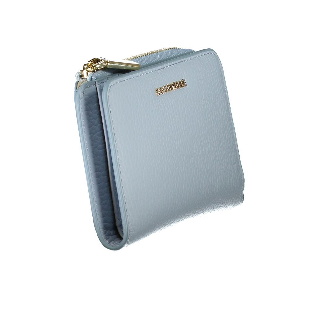 Light Blue Leather Wallet