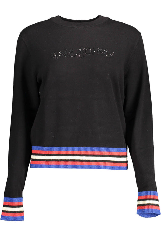 Enchanting Contrast Detail Sweater
