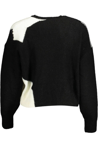 Chic Contrasting Long Sleeve Sweater