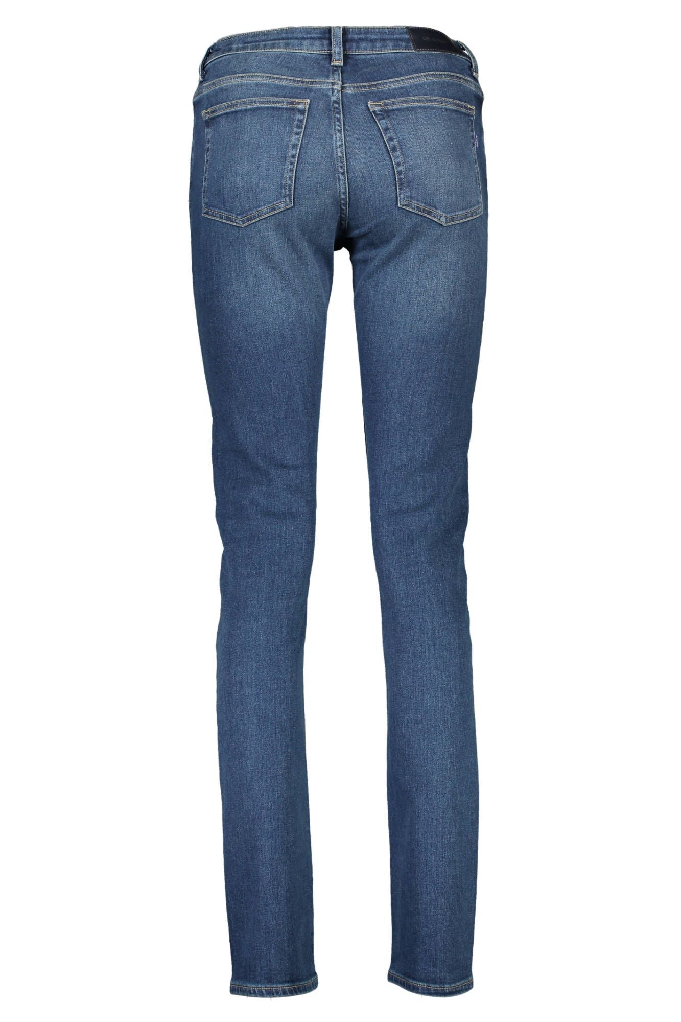 Sleek Slim-Fit Faded Jeans