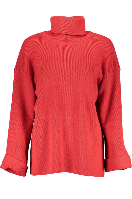Elegant High Collar Wool Blend Sweater