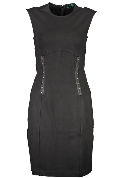 Sleeveless Zip-Back Little Black Dress