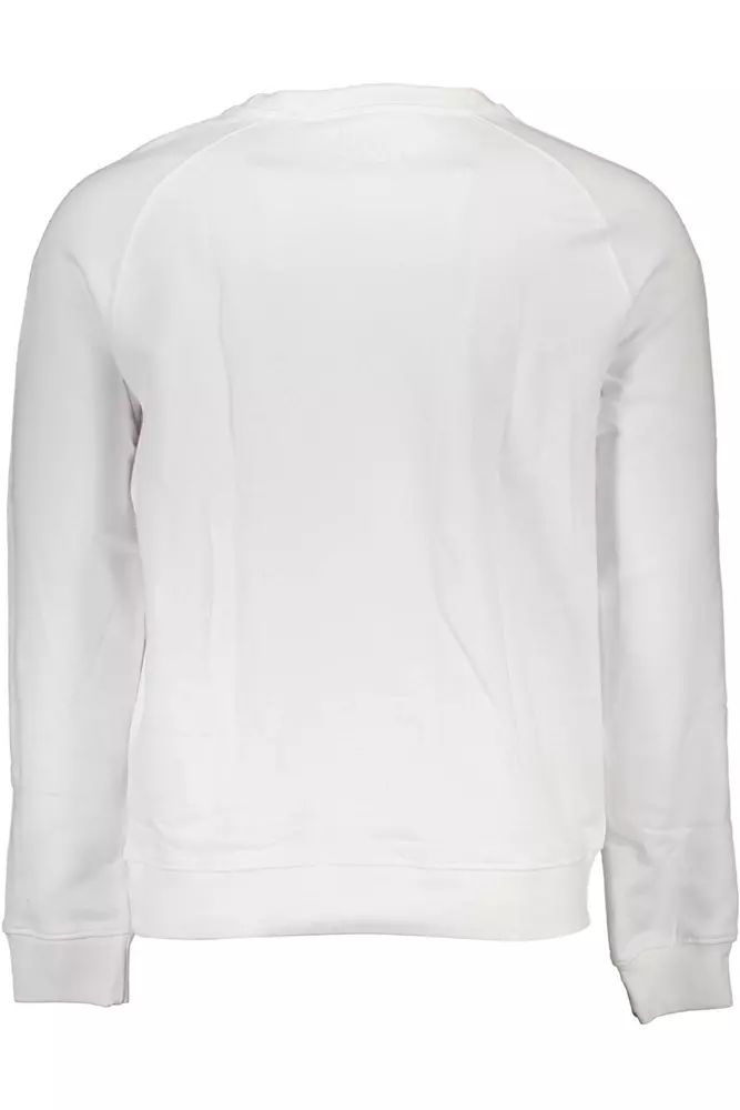 Crisp White Organic Cotton Sweatshirt