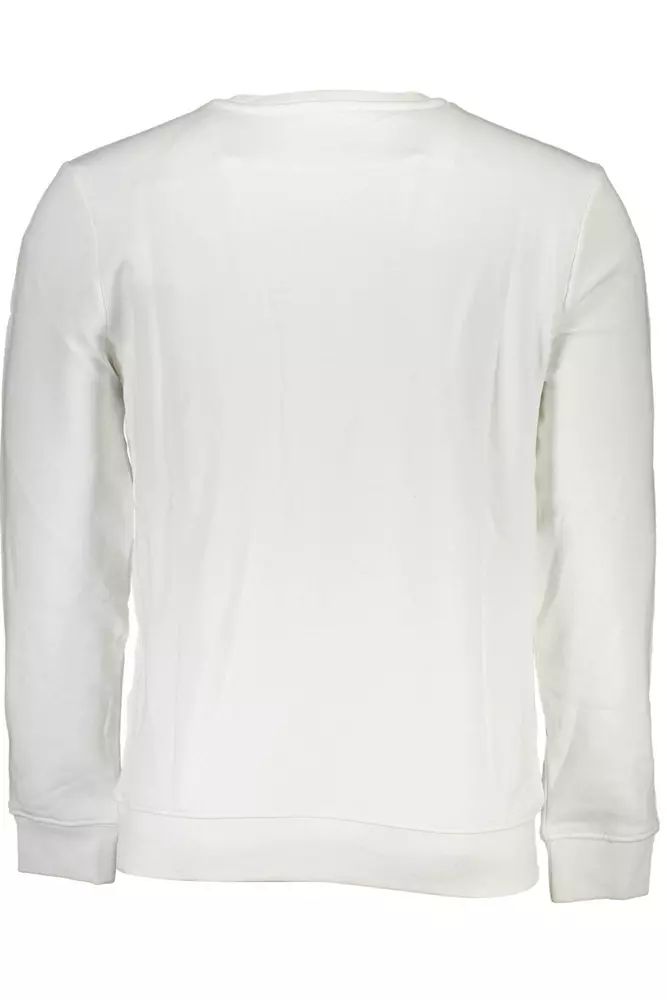 Sleek White Crewneck Sweatshirt