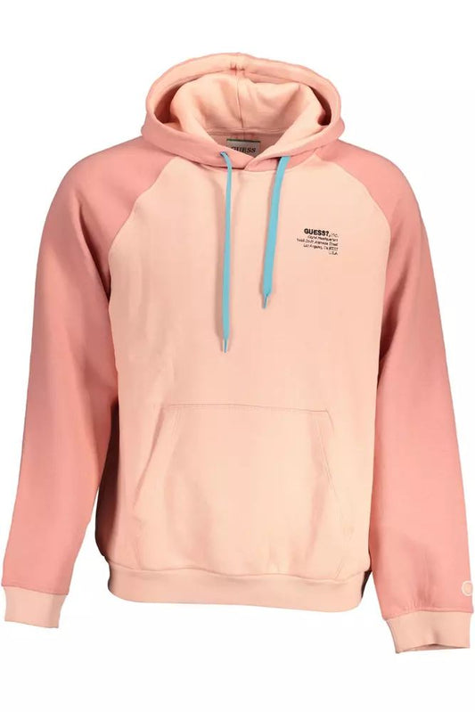Premium Pink Hooded Sweatshirt with Logo