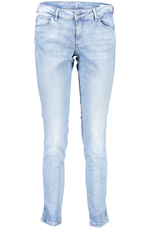 Chic Skinny Mid-Rise Light Blue Jeans