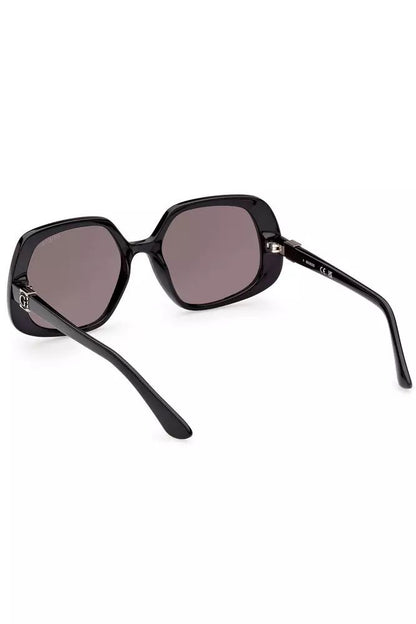 Chic Black Square Frame Sunglasses