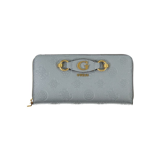 Chic Light Blue IZZY Wallet with Contrasting Details