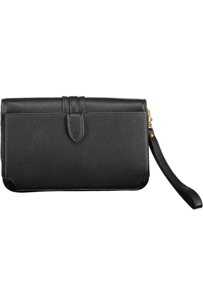 Chic Black Wallet with Multiple Compartments