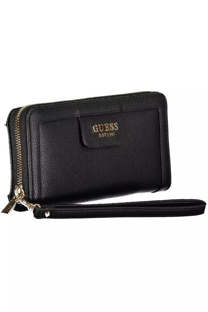Chic Black Multi-Compartment Wallet