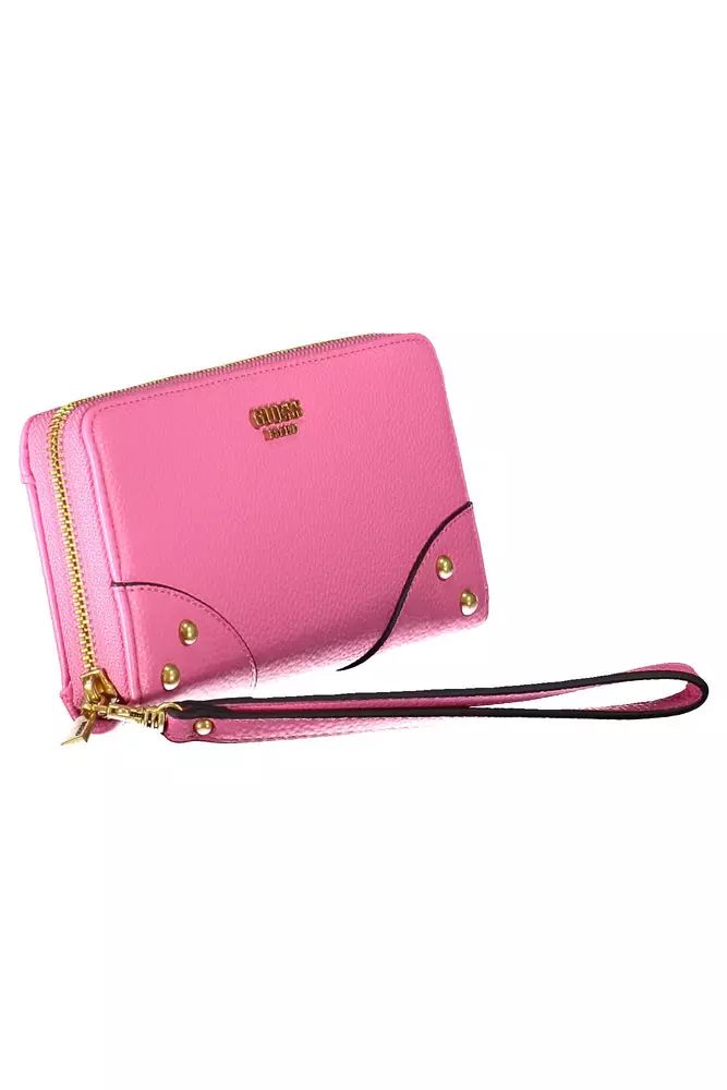 Chic Pink Multi-Compartment Wallet
