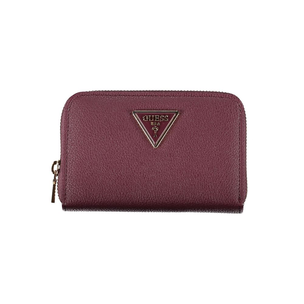 Elegant Purple Multi-Compartment Wallet