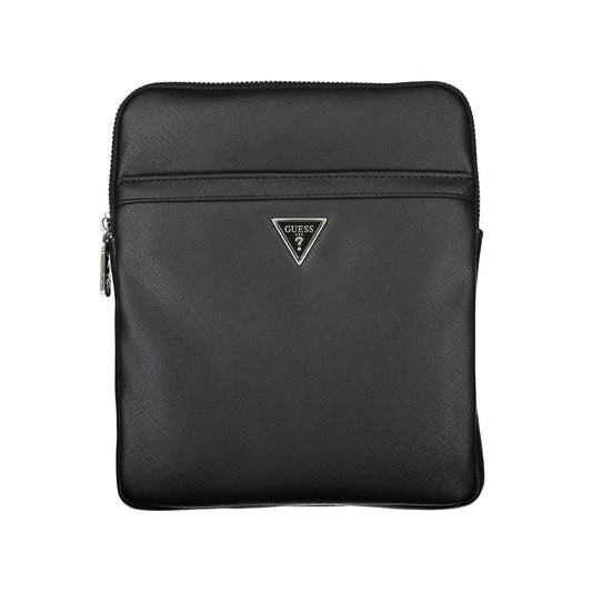 Elegant Black Shoulder Bag with Practical Design
