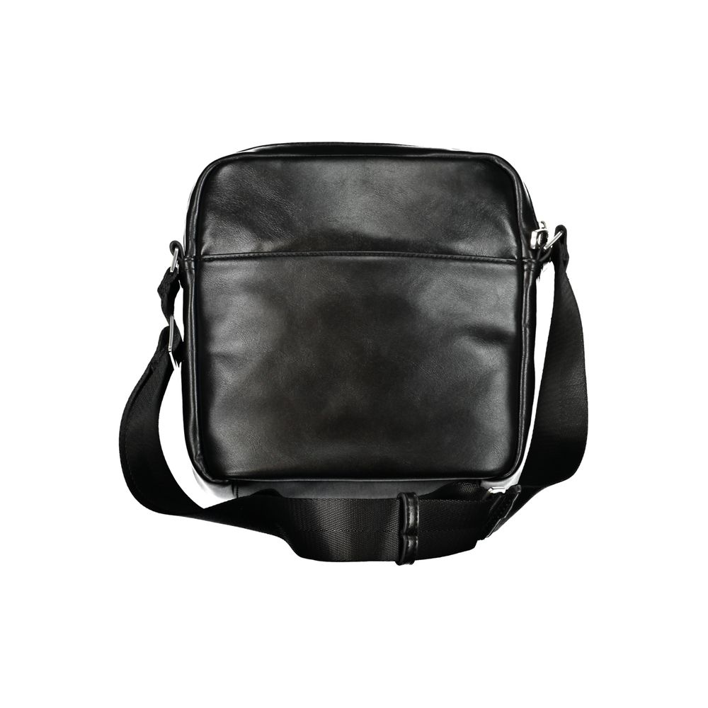 Sleek Black Shoulder Bag with Ample Storage