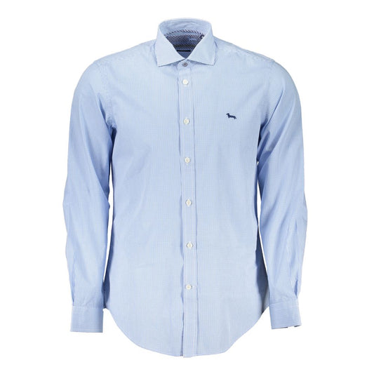 Elegant Light Blue Narrow Fit Shirt