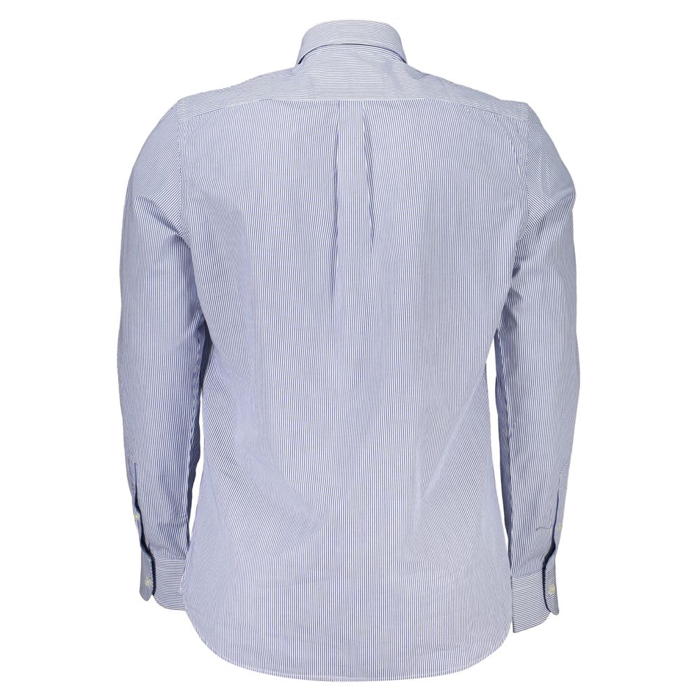 Elegant Striped Long Sleeve Button-Down Shirt