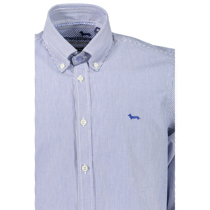 Elegant Striped Long Sleeve Button-Down Shirt