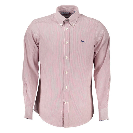 Classic Pink Striped Button-Down Shirt